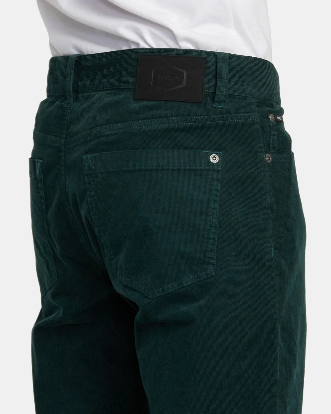 Daggers Pigment Corduroy Pants - Hunter Green