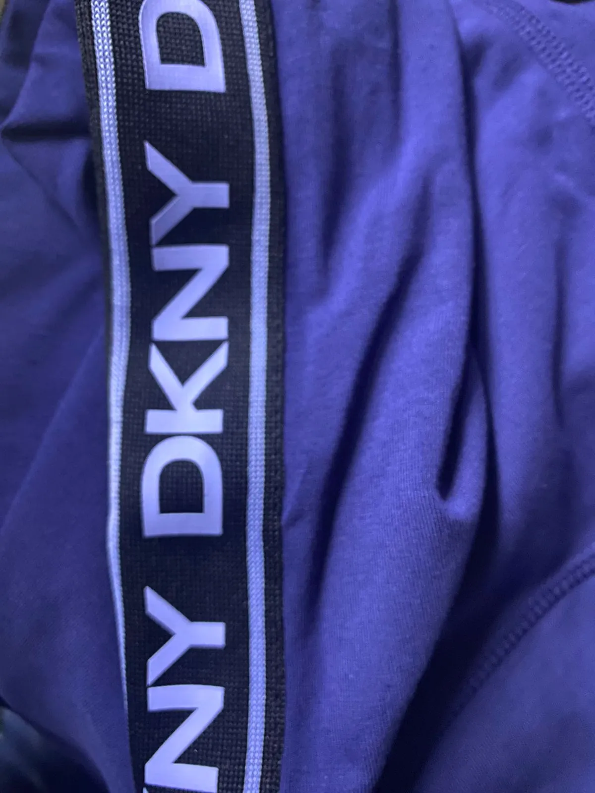 DKNY Sport Leggings, Color: Blue, Size: Small (S)