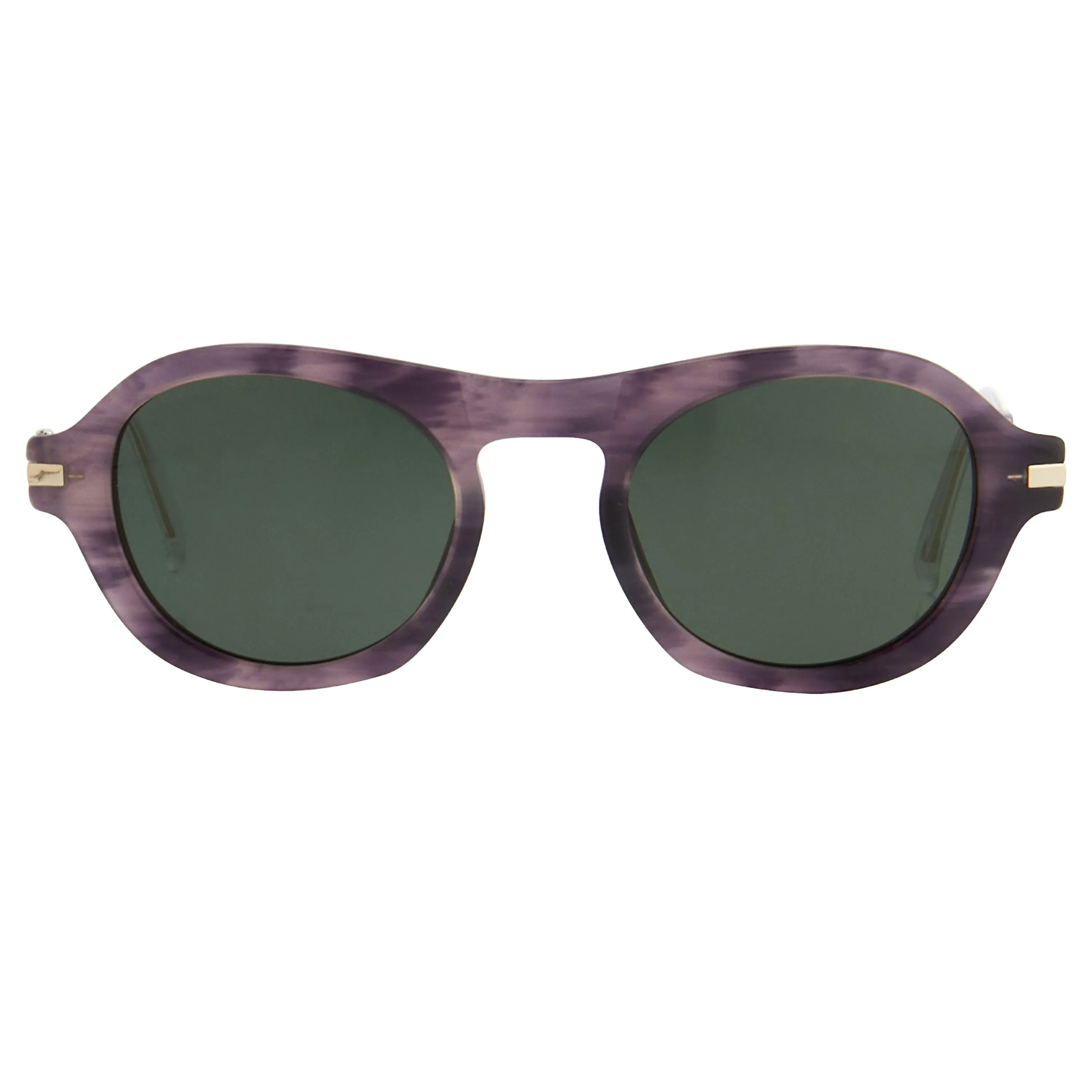 Dries Van Noten Unisex Oval Grey Sunglasses DVN31C4SUN