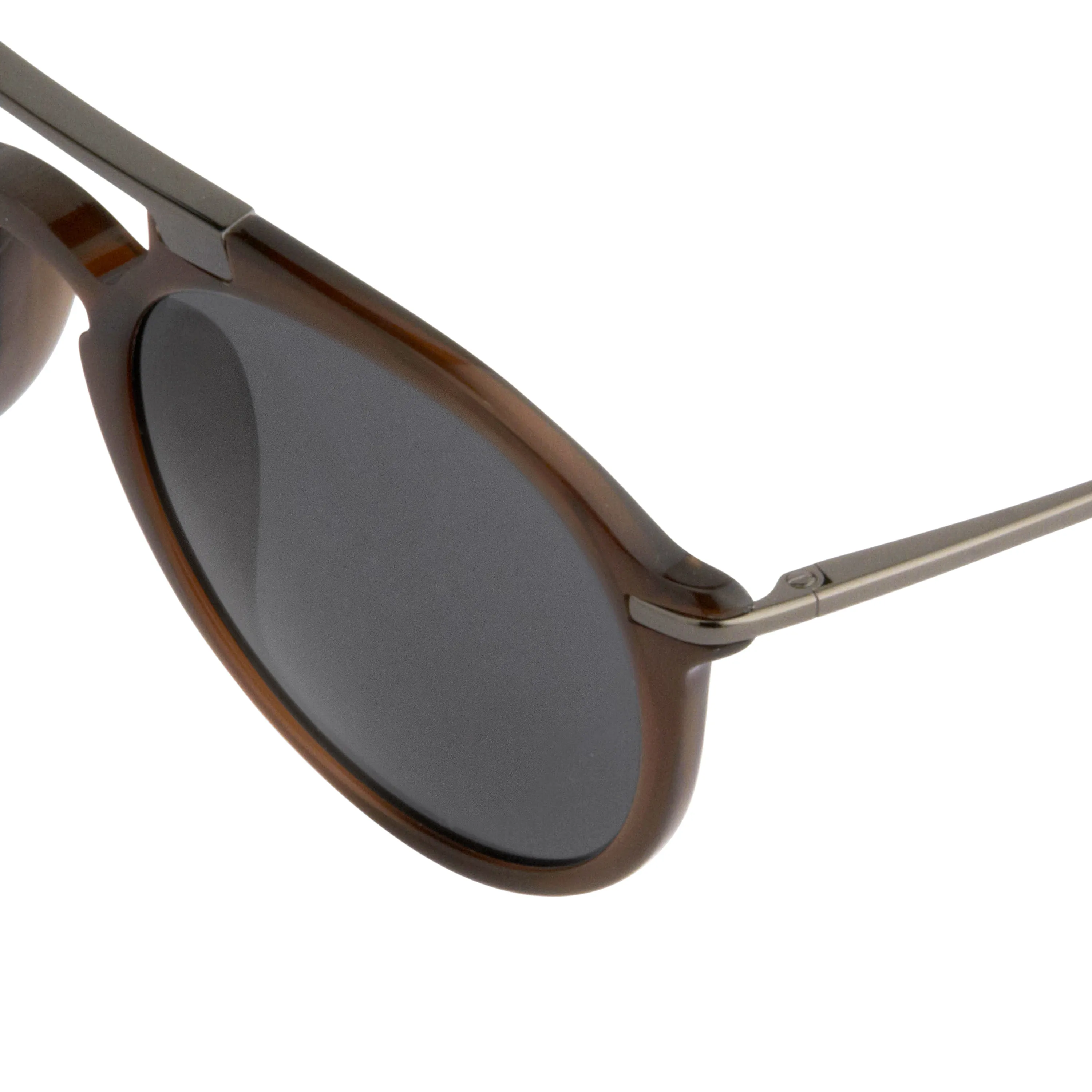 Dries Van Noten Unisex Round Grey Sunglasses DVN54C3SUN