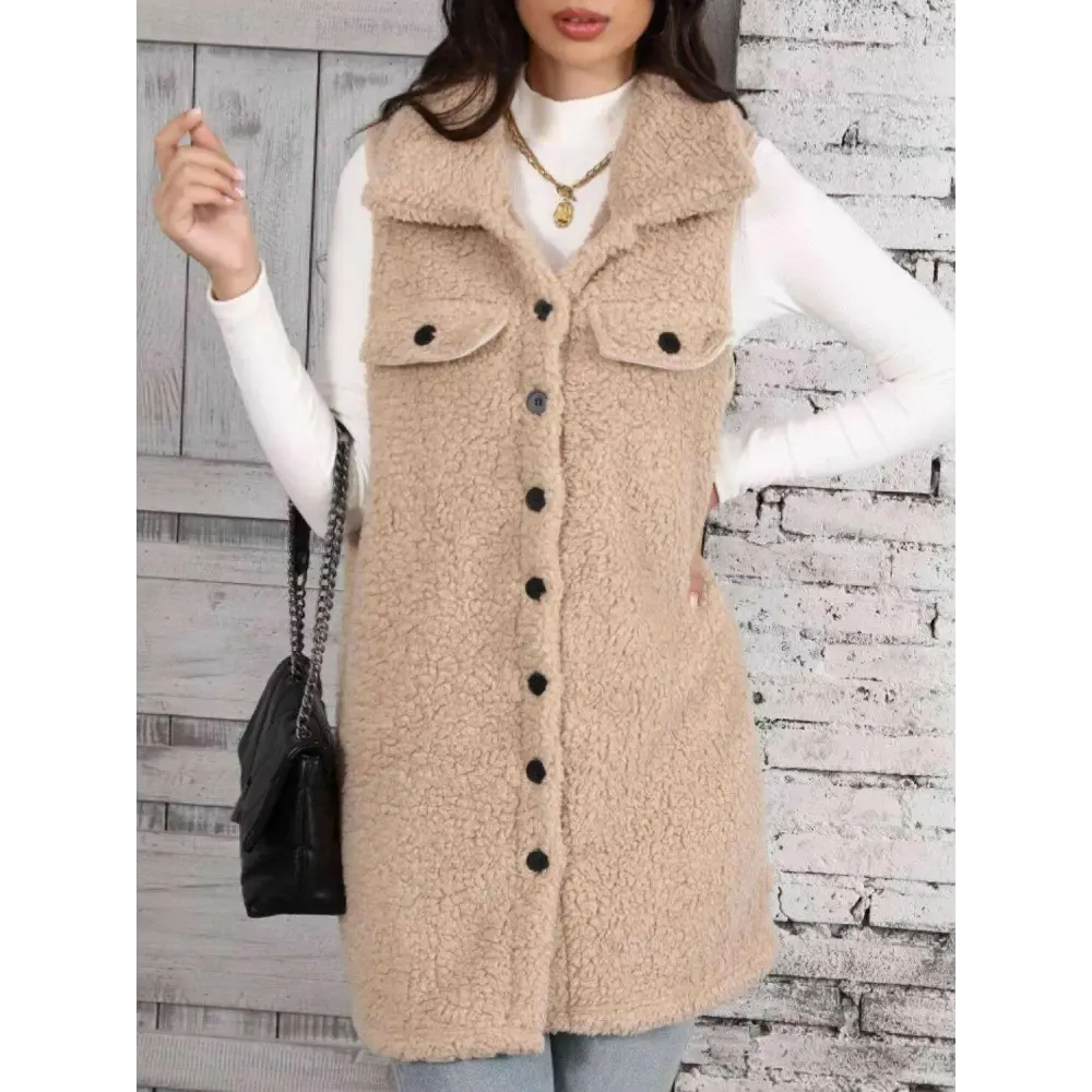 Elevate Your Wardrobe with the Luxurious Teddy Vest Coat