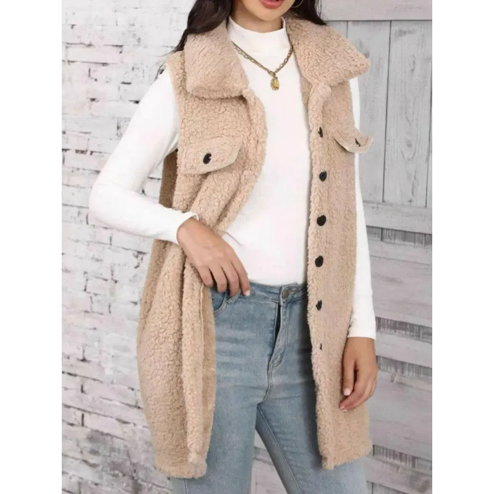 Elevate Your Wardrobe with the Luxurious Teddy Vest Coat