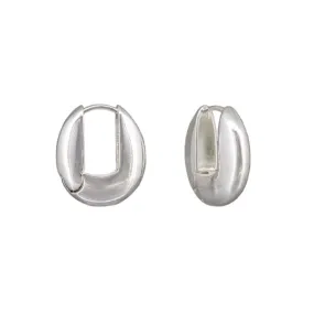 Ellie Hoops - Silver