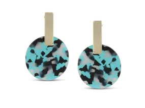 Emma Resin Disc Earrings