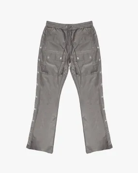 EPTM SNAP CARGO FLARED PANTS-GREY