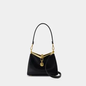 ETRO Mini Elegant Black Handbag with Golden Closure