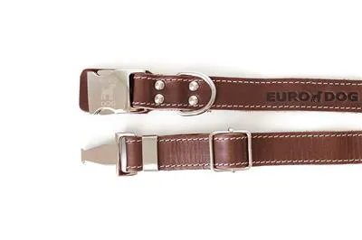 Euro Dog Quick Release Leather Collars