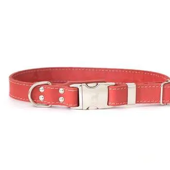 Euro Dog Quick Release Leather Collars