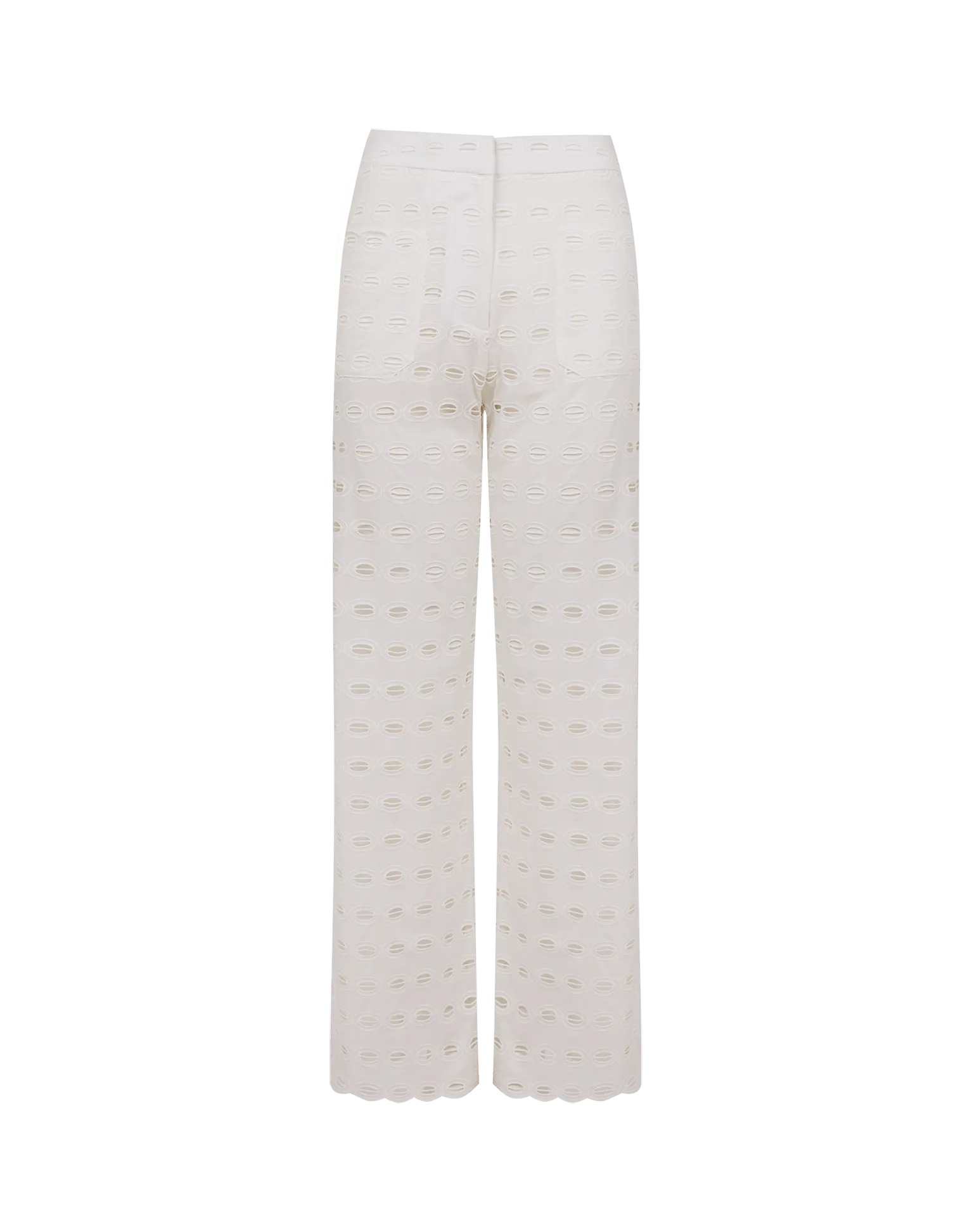 Eyelet Raya Pants - Off White