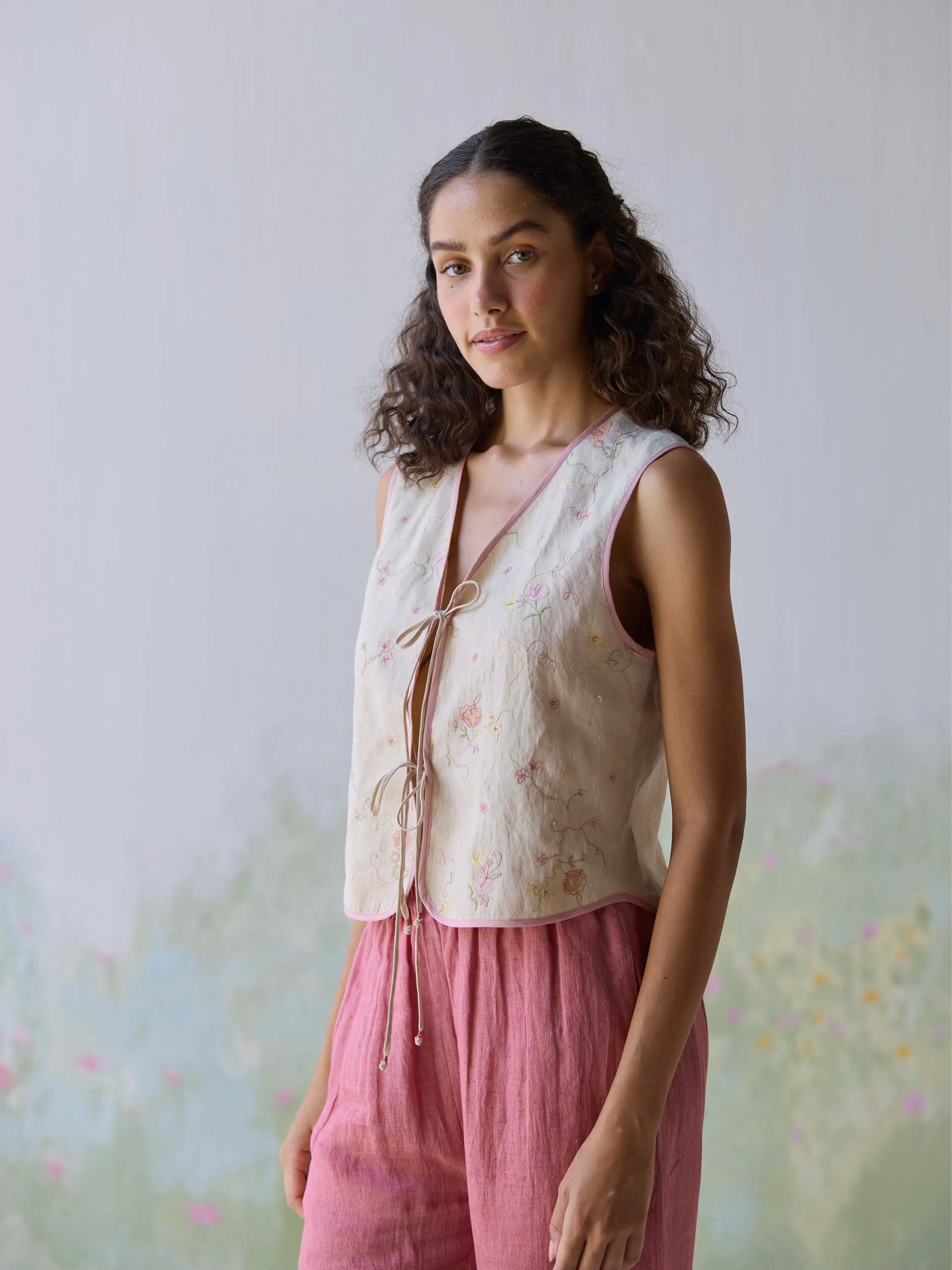 Fanfare Linen Gilet