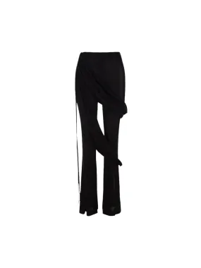 Flared Knit Trousers