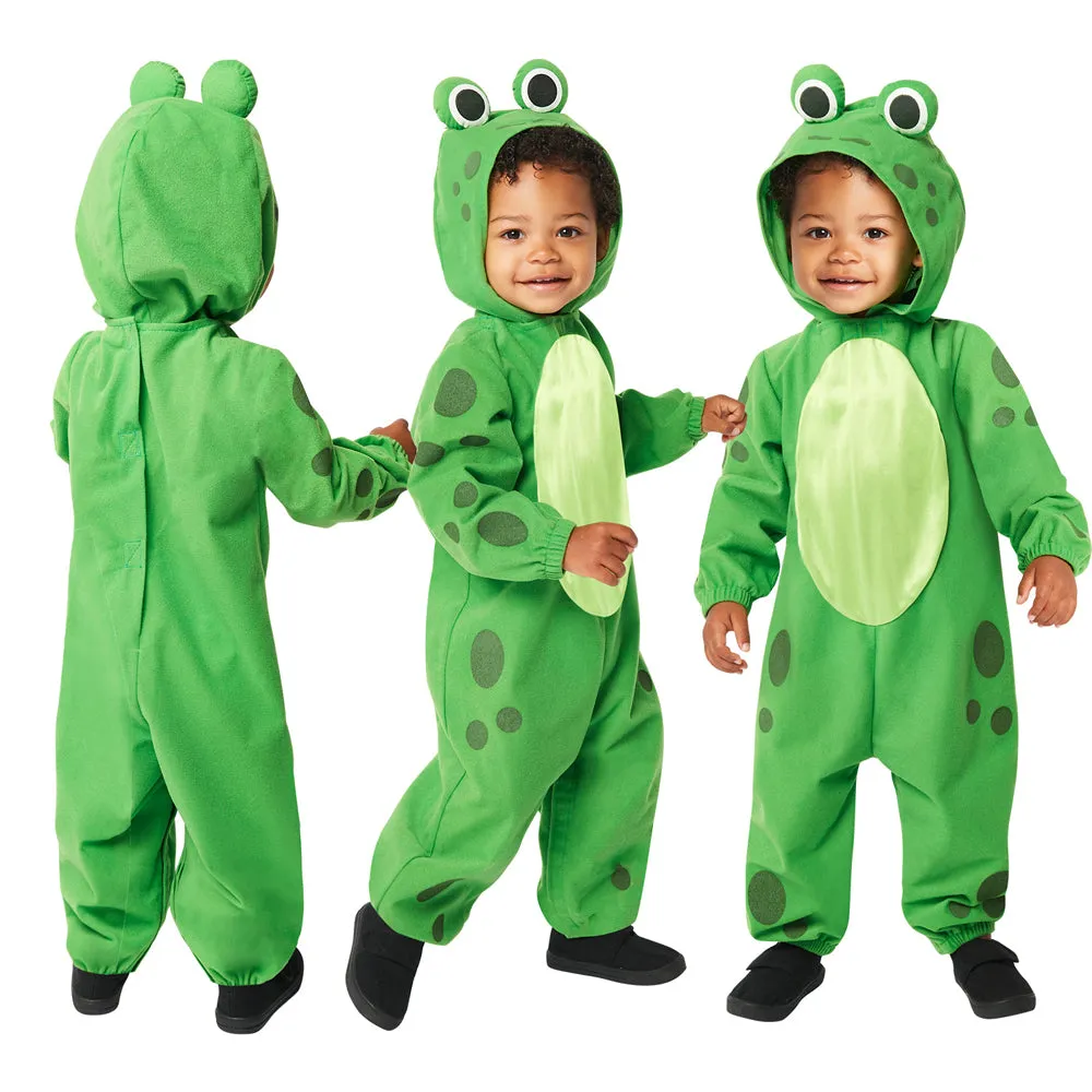 Frosch Overall Kostüm für Babys und Kleinkinder