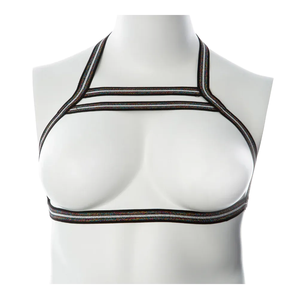 Gender Fluid ''Silver Lining'' Harness L-XXL