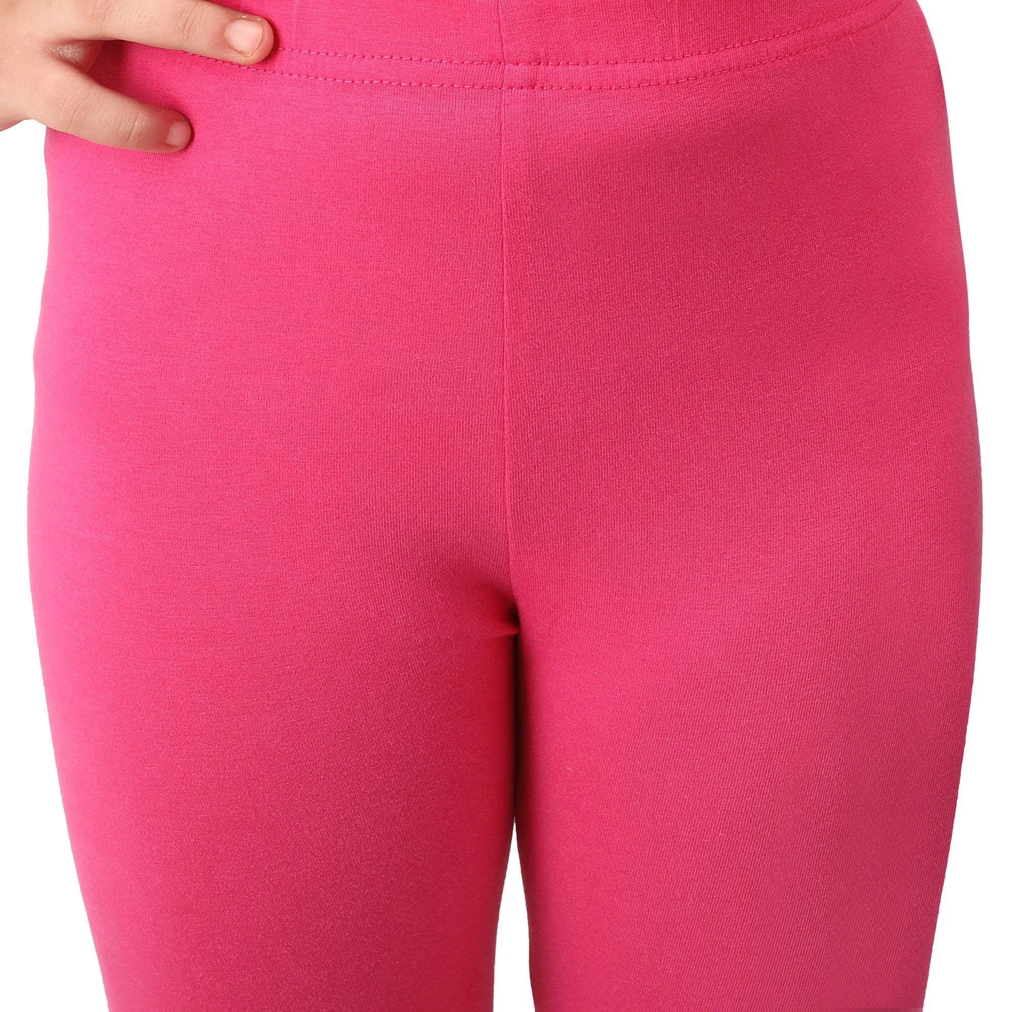 Girls Fuchsia Regular Legging