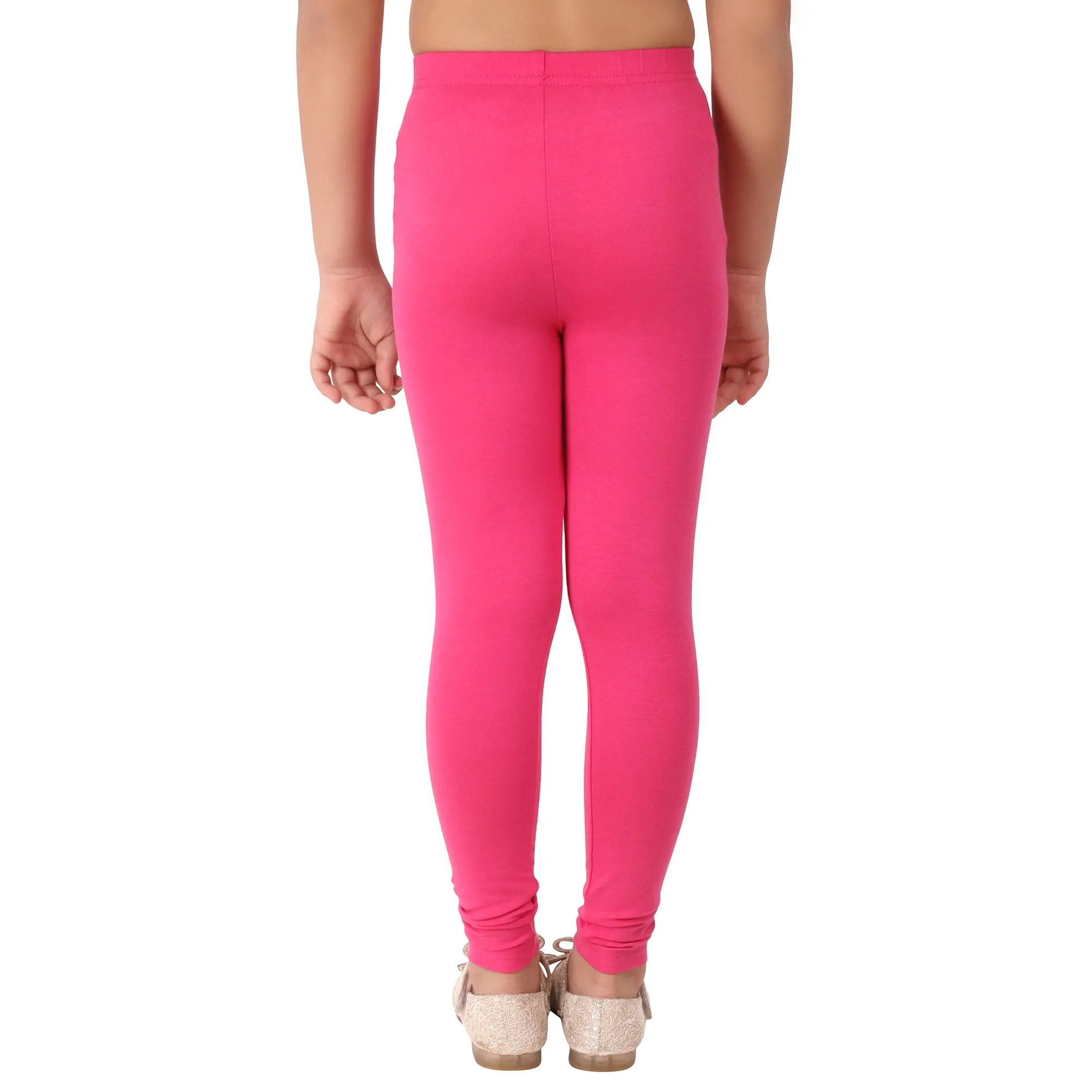 Girls Fuchsia Regular Legging