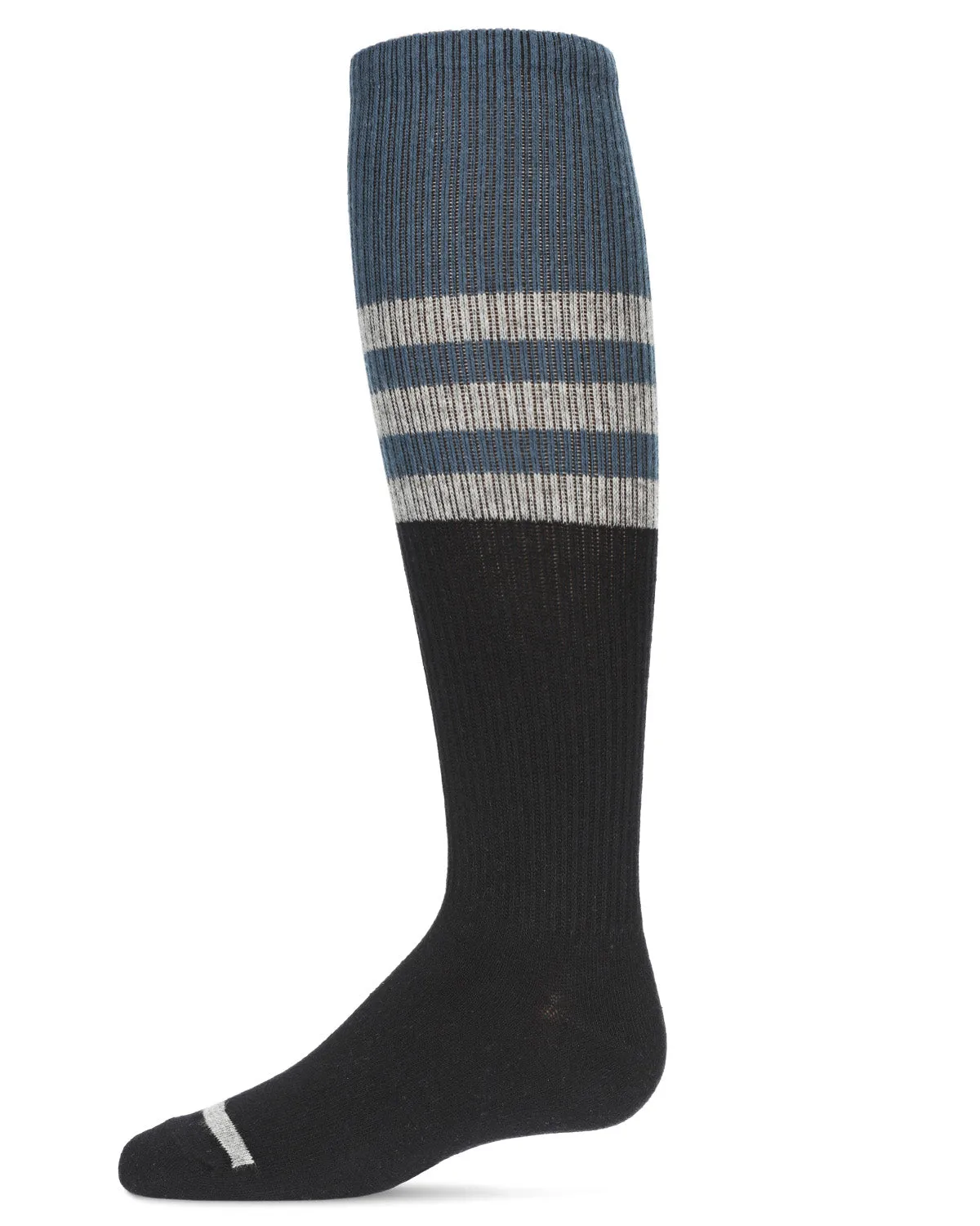 Girls' Two-Tone Stripe Knee-High Socks