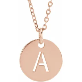 Gold Initial Necklace