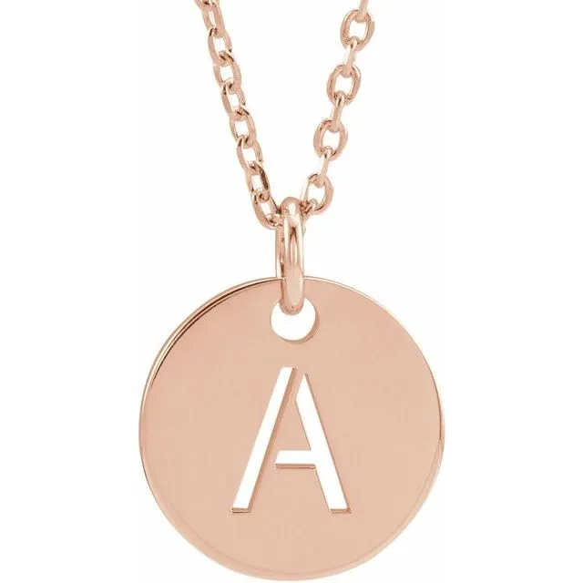 Gold Initial Necklace