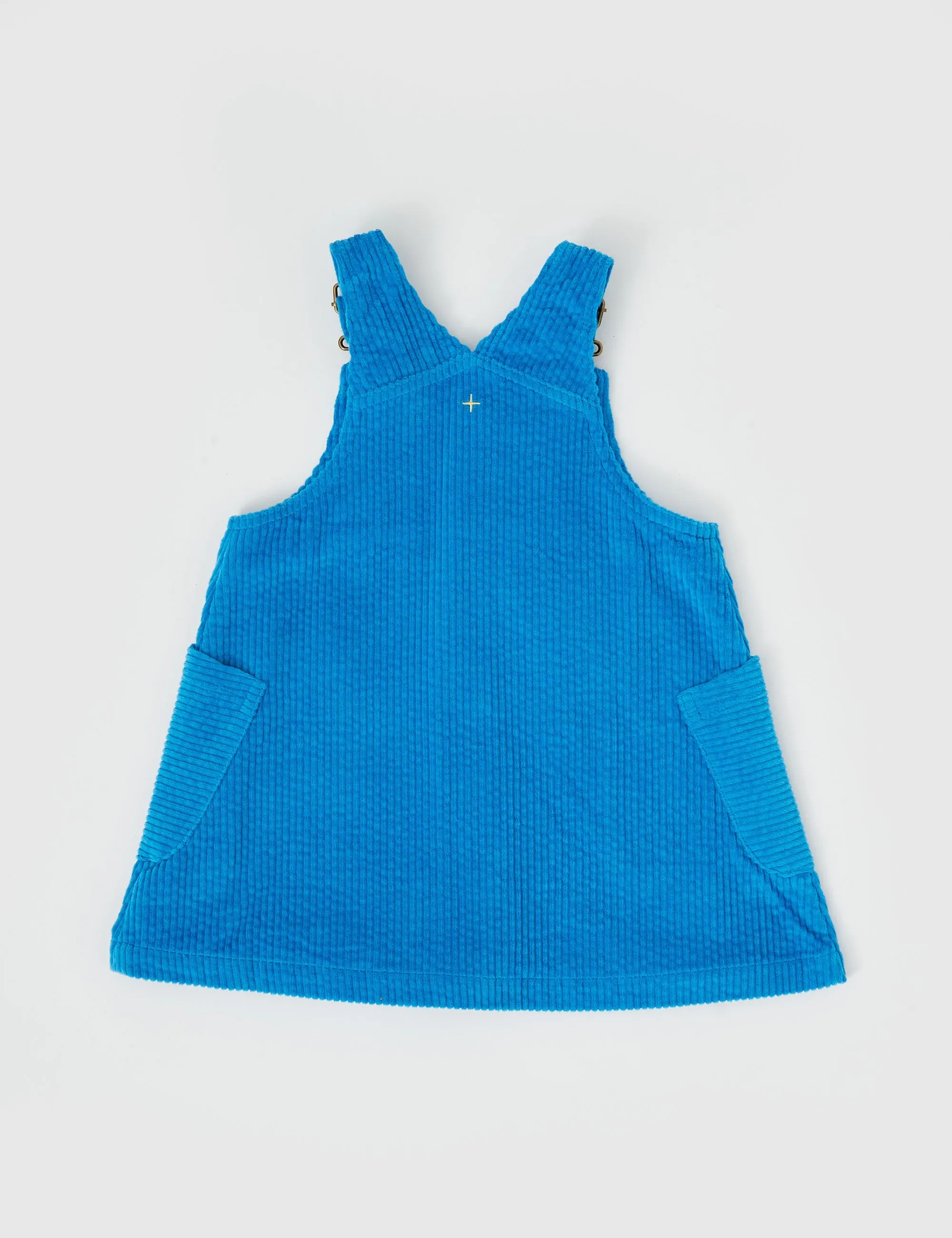 GOLDIE & ACE POLLY CORDUROY PINAFORE -  LAKE