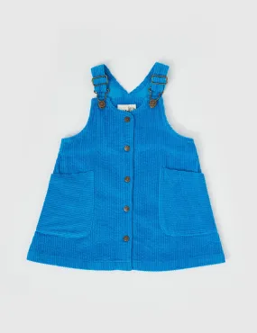 GOLDIE & ACE POLLY CORDUROY PINAFORE -  LAKE