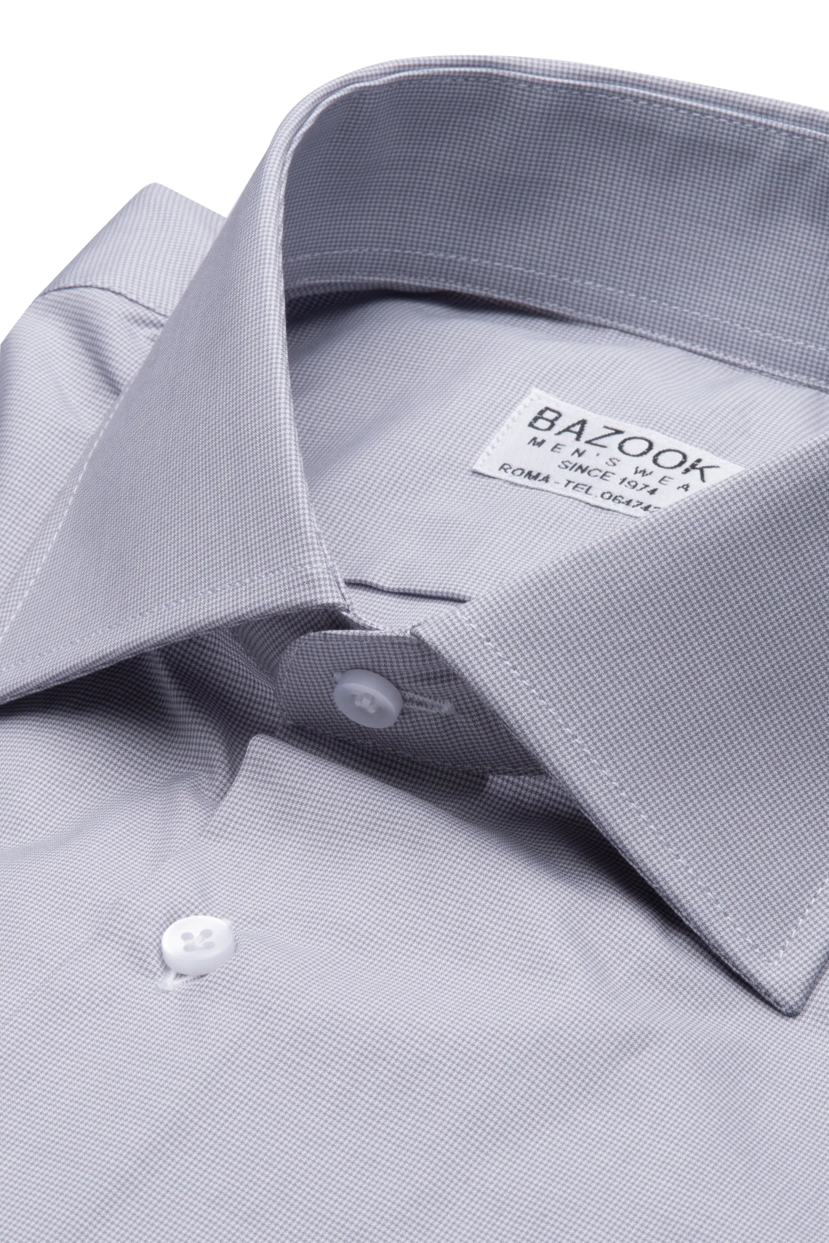 Grey Pattern Shirt by Bazooka