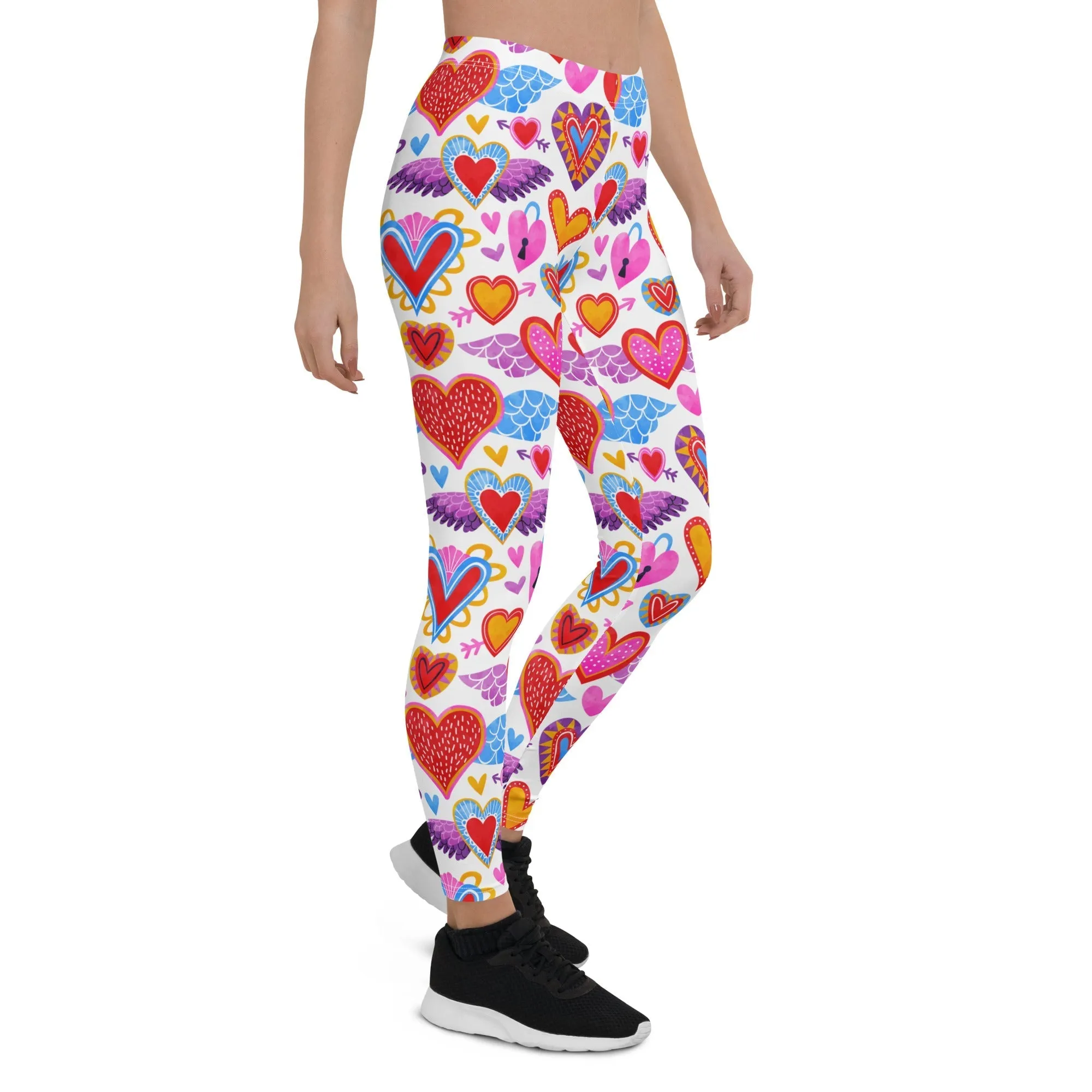 Heart Pattern Leggings