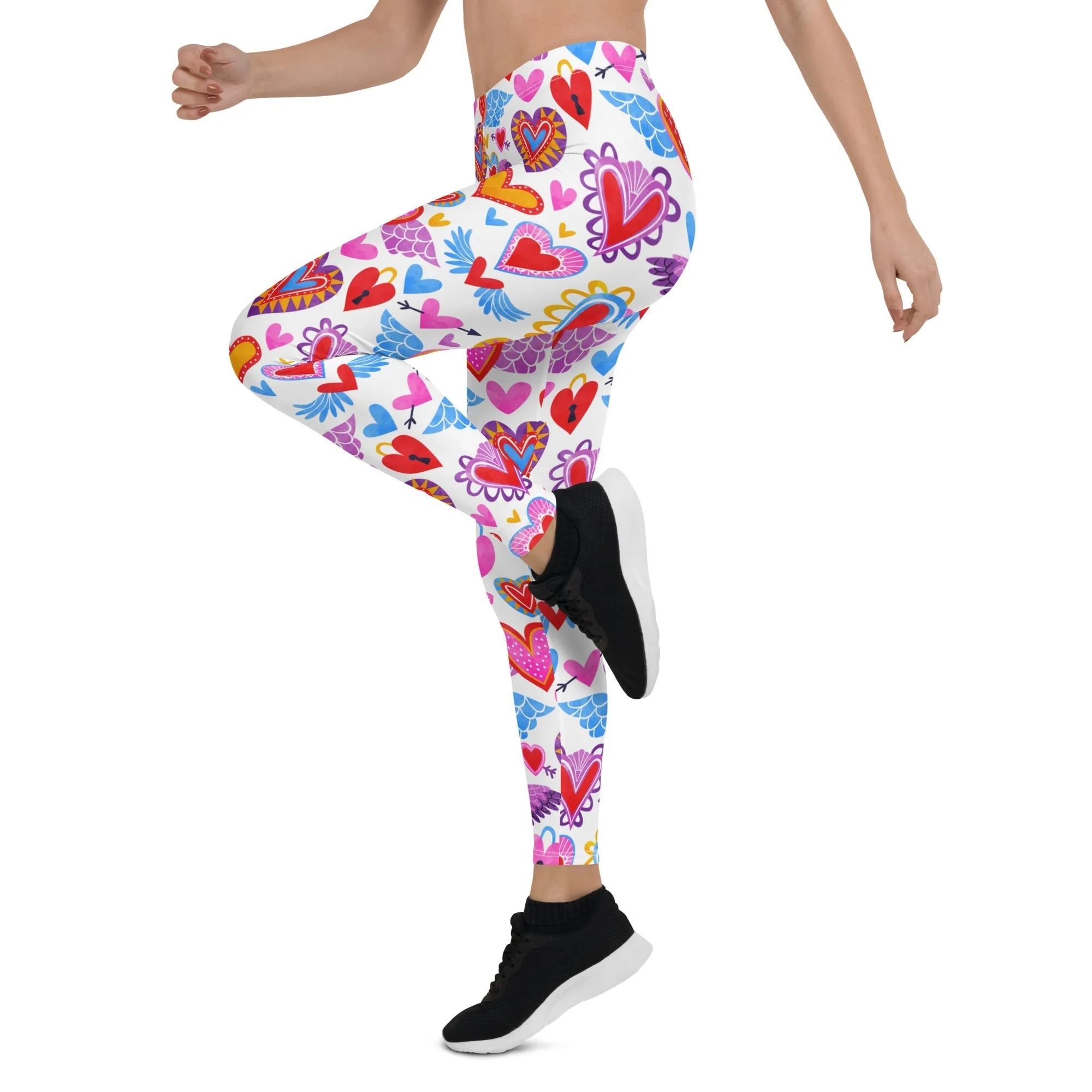 Heart Pattern Leggings