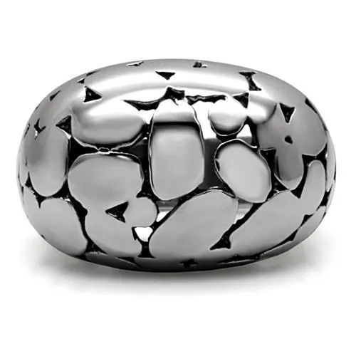 High polished (no plating) Stainless Steel Ring with No Stone for Women Style TK048