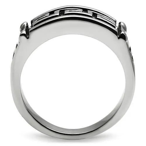 High polished (no plating) Stainless Steel Ring with No Stone for Women Style TK584