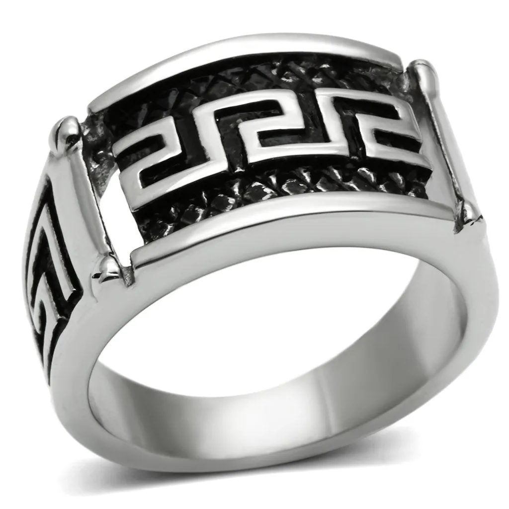 High polished (no plating) Stainless Steel Ring with No Stone for Women Style TK584