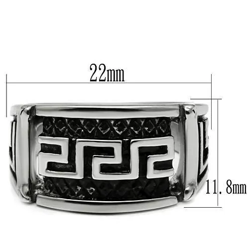 High polished (no plating) Stainless Steel Ring with No Stone for Women Style TK584