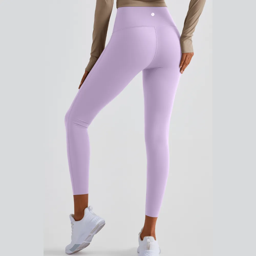 High-Rise Essential Leggings - Lilac Purple