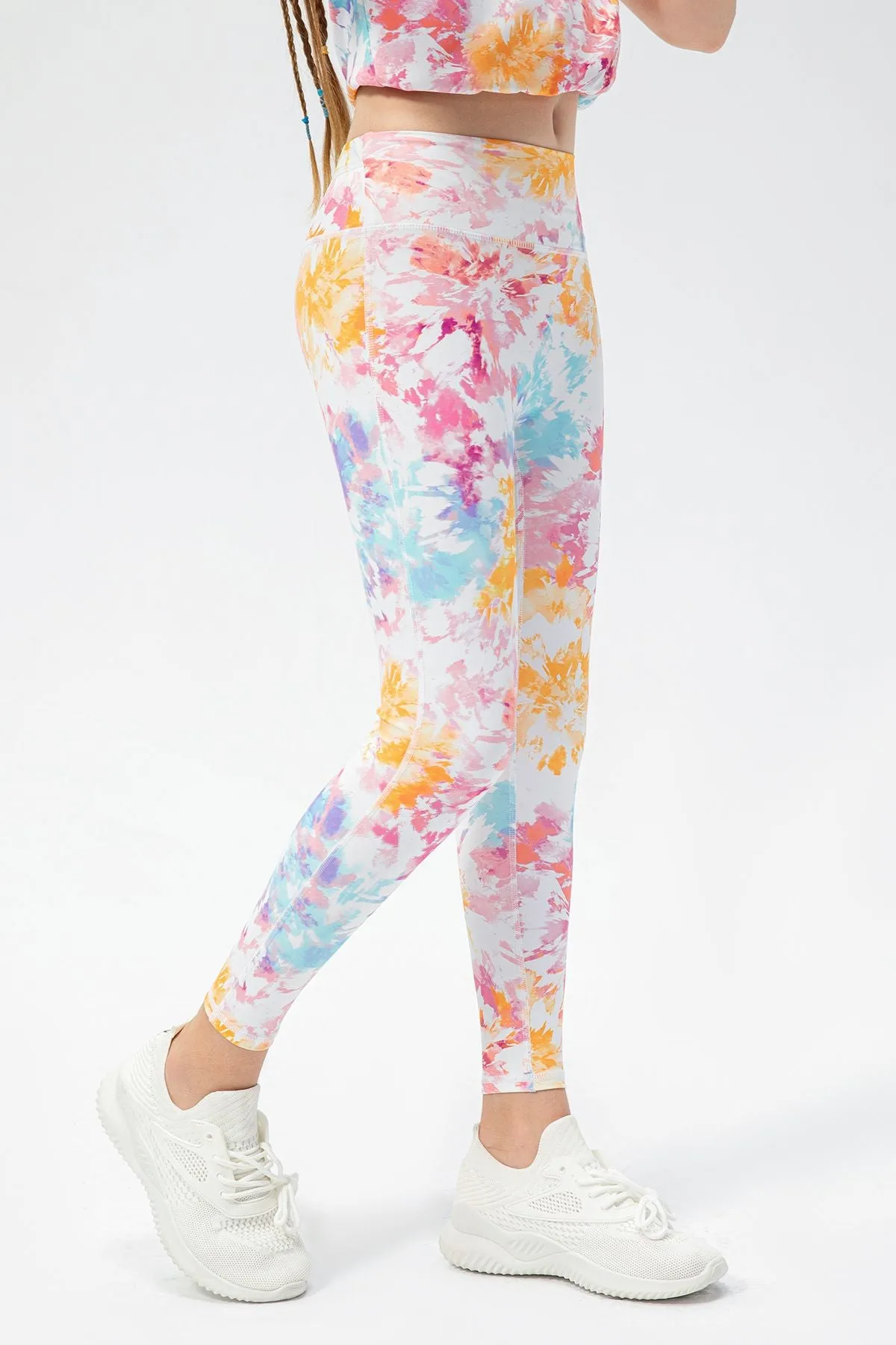 High-Rise Yoga Leggings for Girls