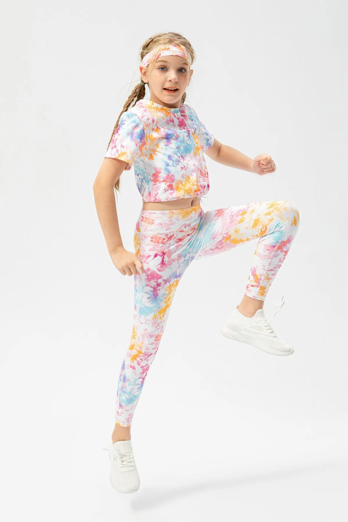 High-Rise Yoga Leggings for Girls