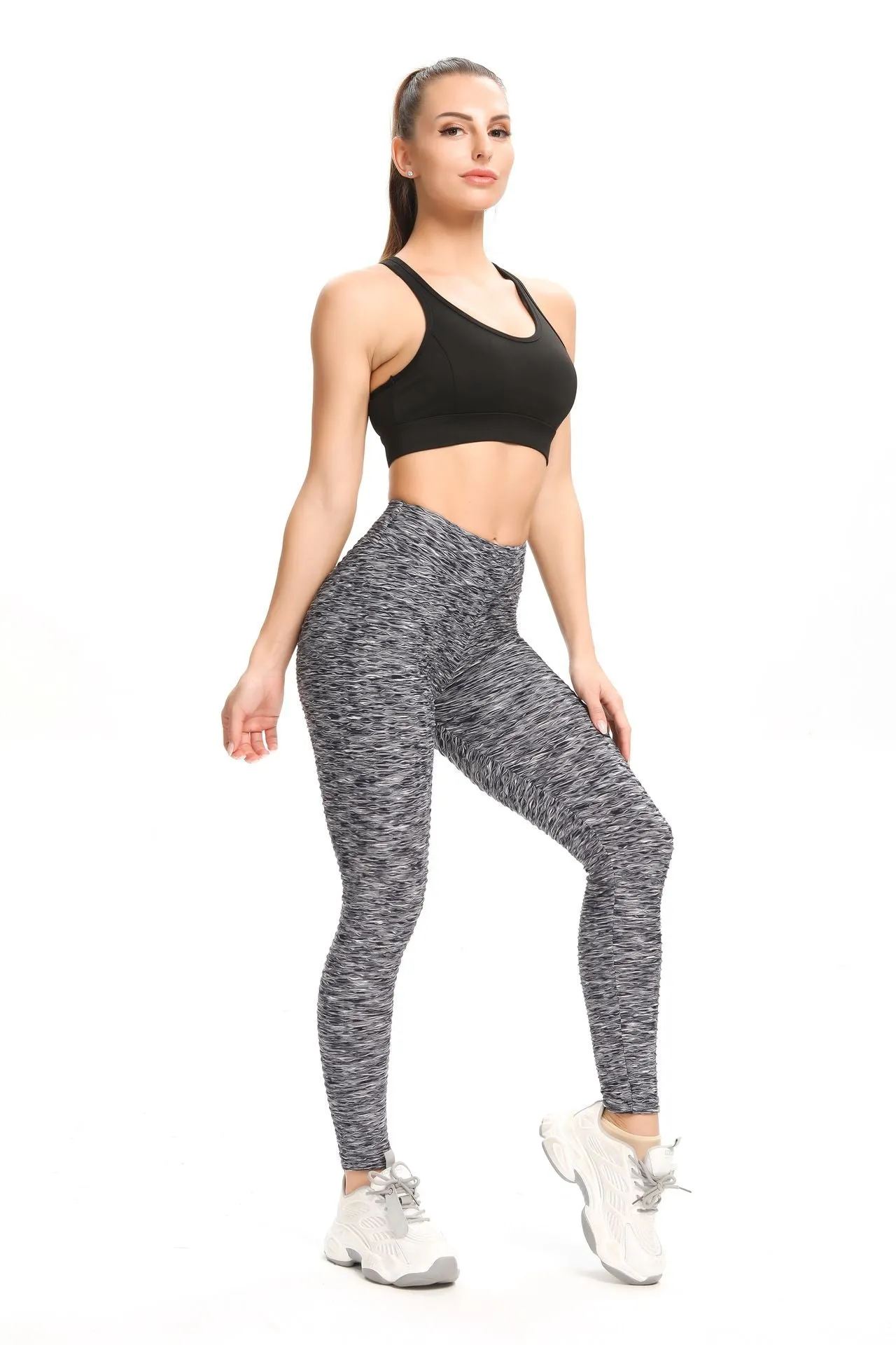 High Waisted Ruched Butt Lifting Leggings