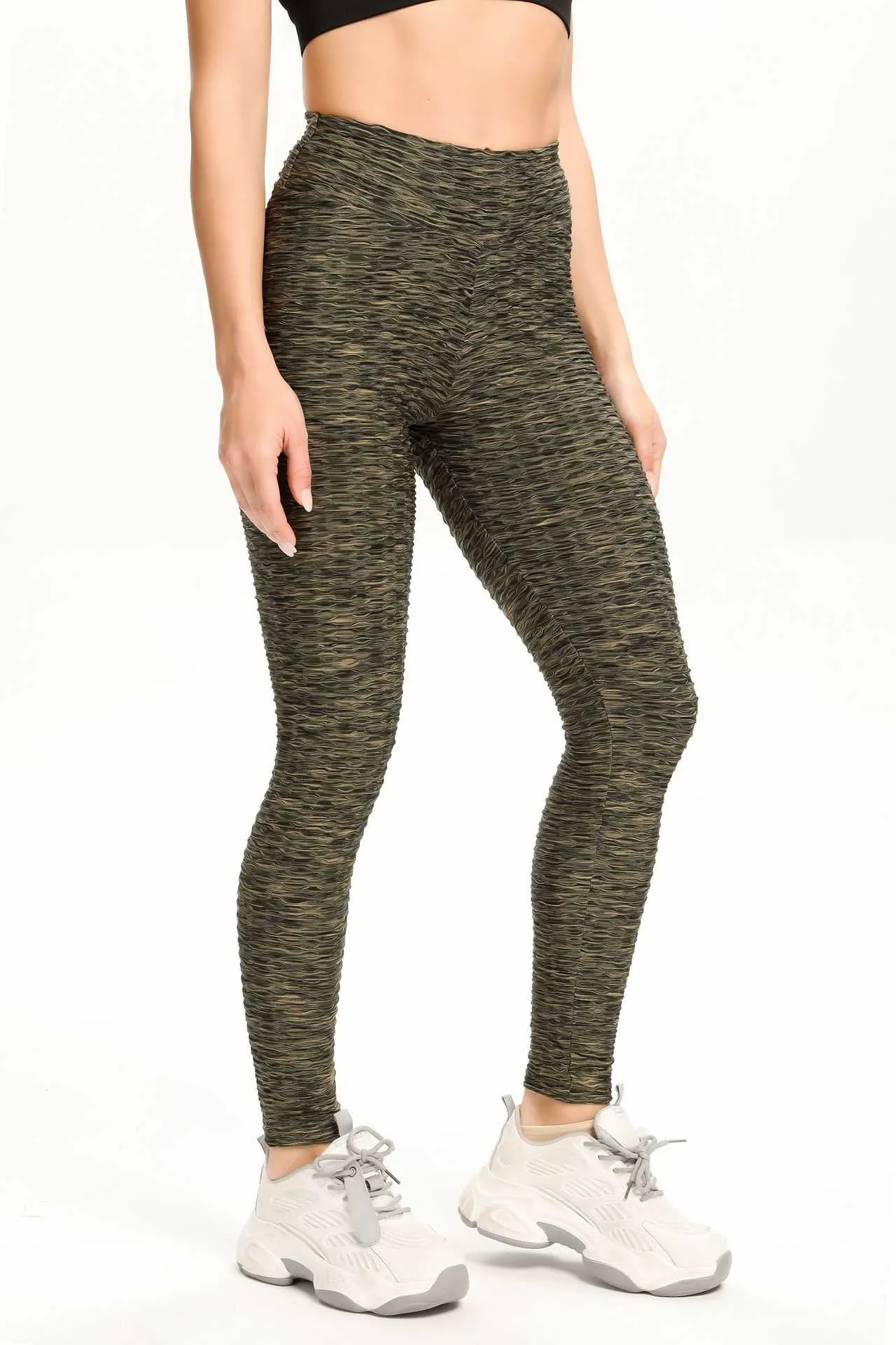 High Waisted Ruched Butt Lifting Leggings