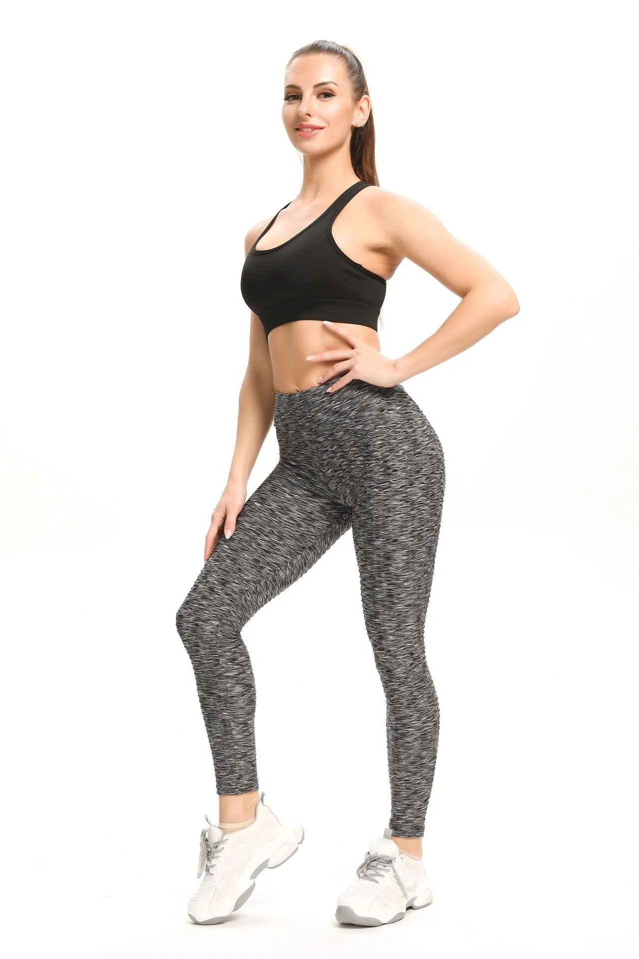 High Waisted Ruched Butt Lifting Leggings