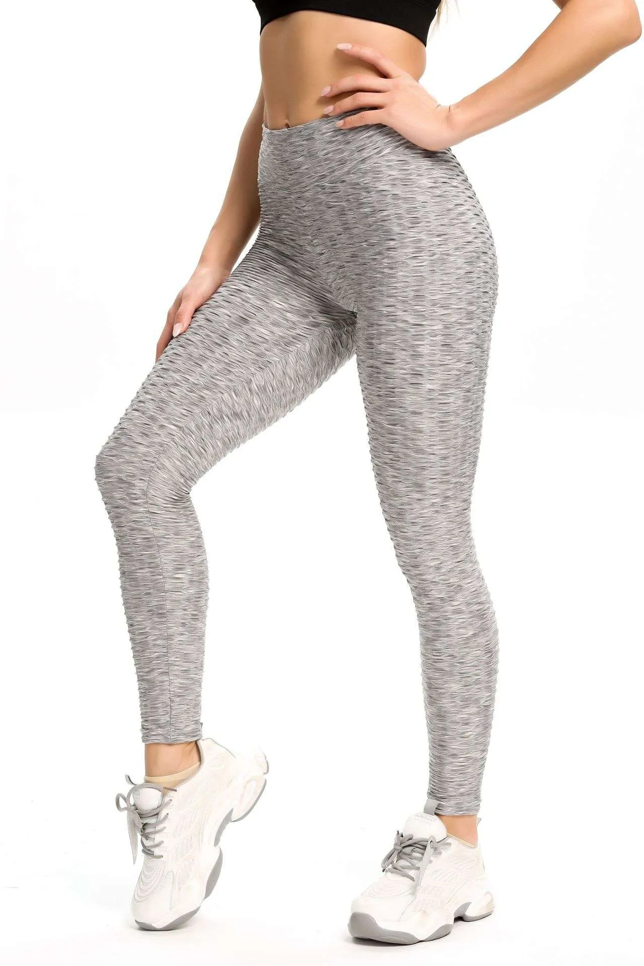 High Waisted Ruched Butt Lifting Leggings