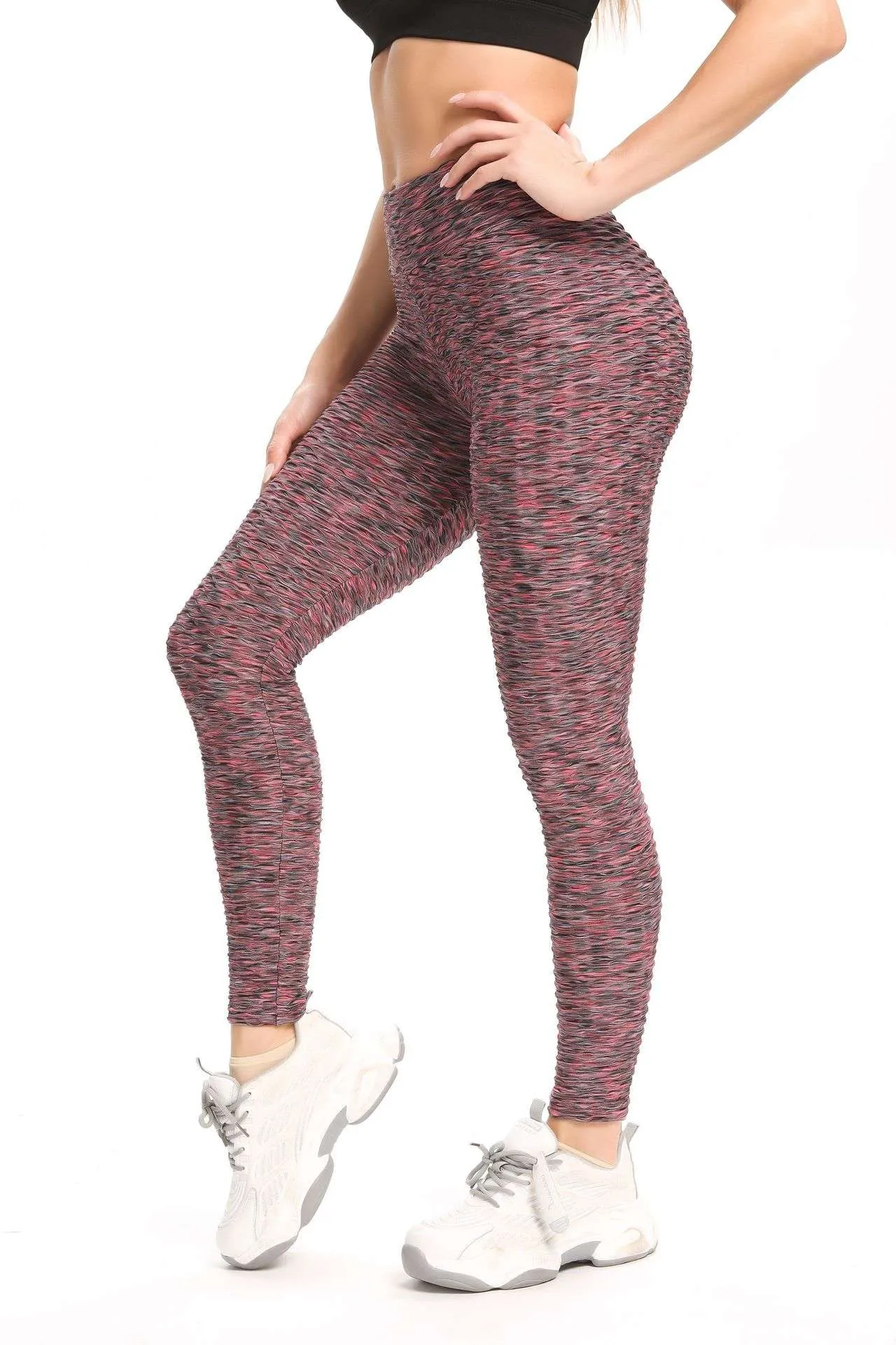 High Waisted Ruched Butt Lifting Leggings