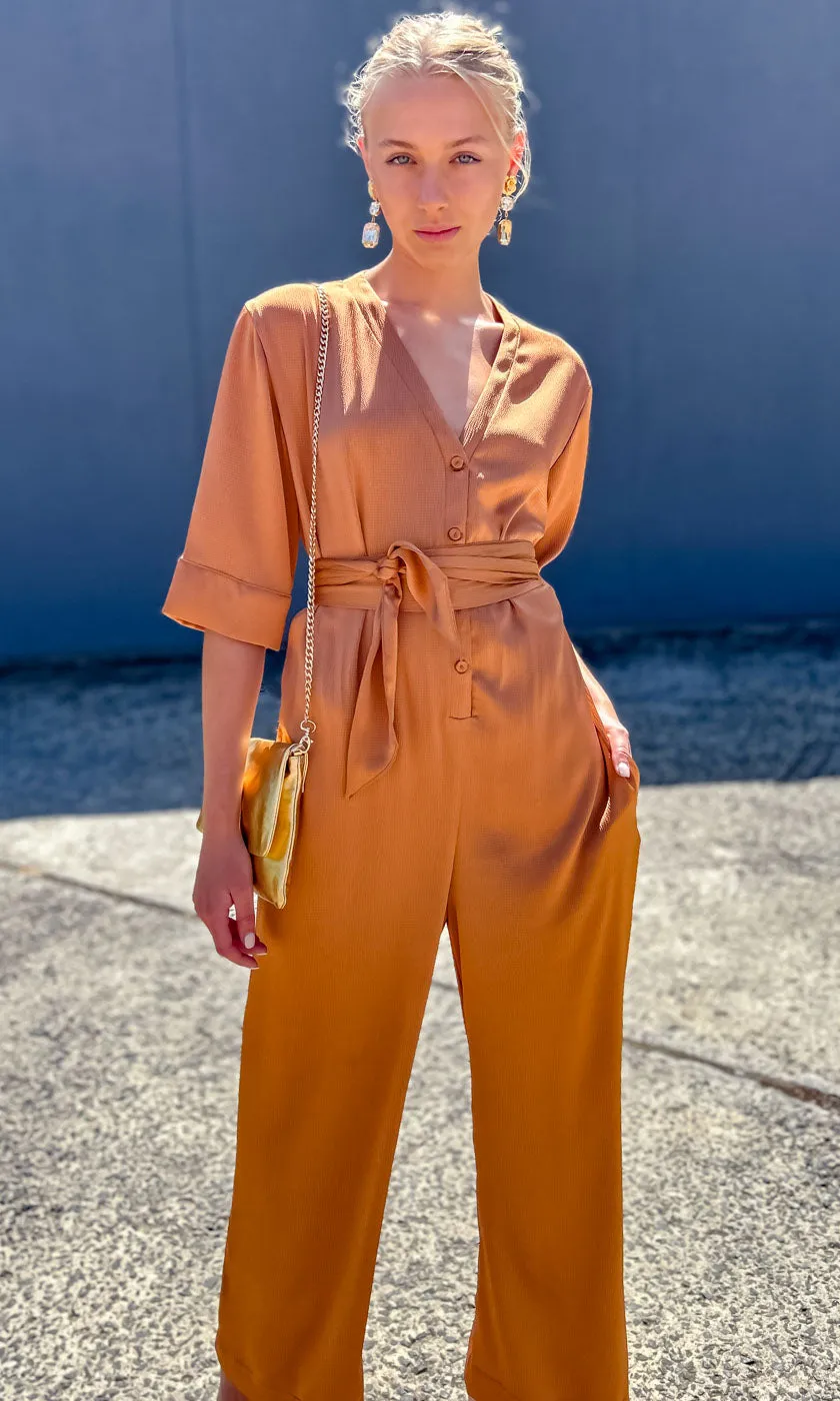 Hoss Kyoto Jumpsuit - Light Copper