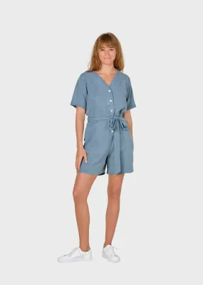 Klitmøller Marna short jumpsuit Sky blue