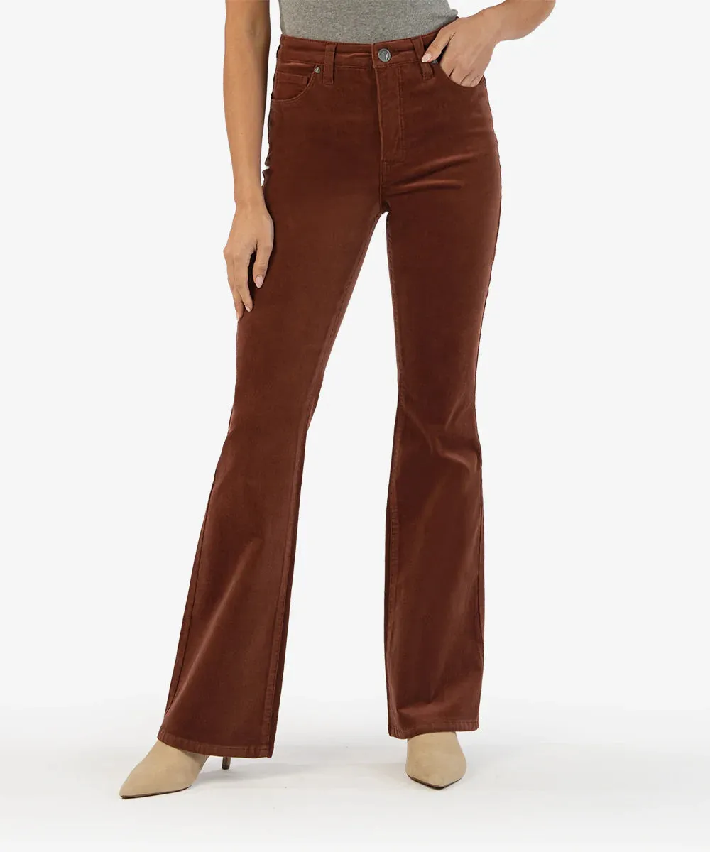 KUT From The Kloth - Ana High Rise Fab Ab Flare Baby - Corduroy/ Cedar