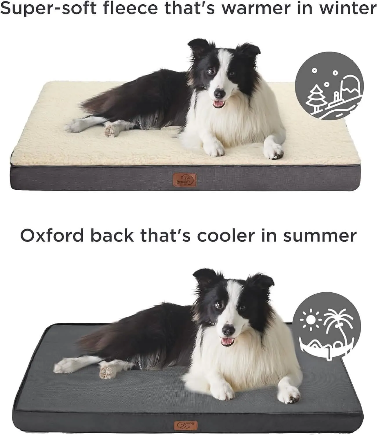 Large Orthopedic Washable Dog Bed S