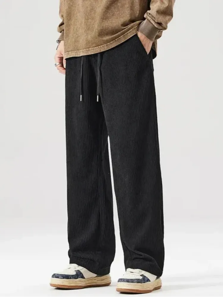 Lazaro - Relaxed Fit Corduroy Pants