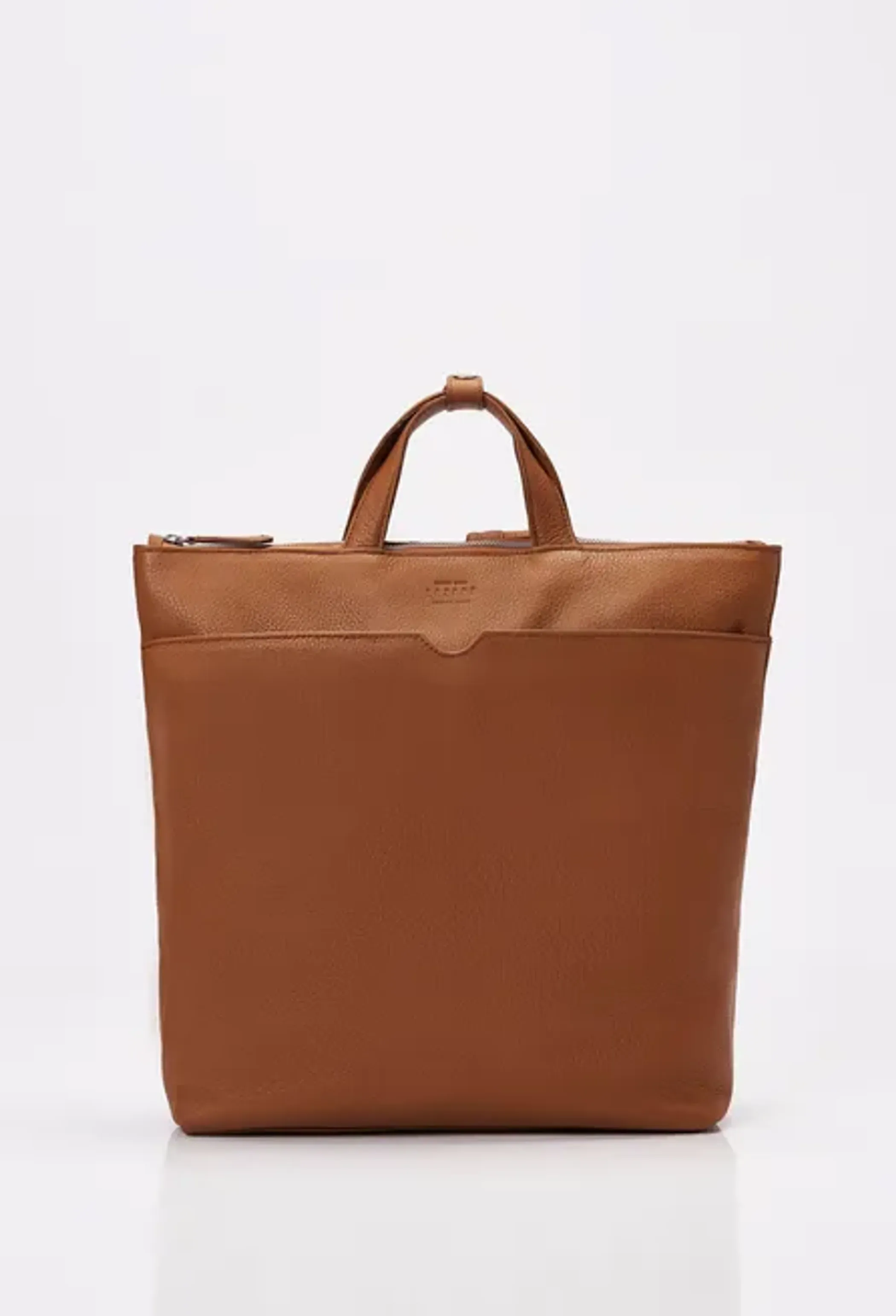 Leather Minimalist Tote Backpack