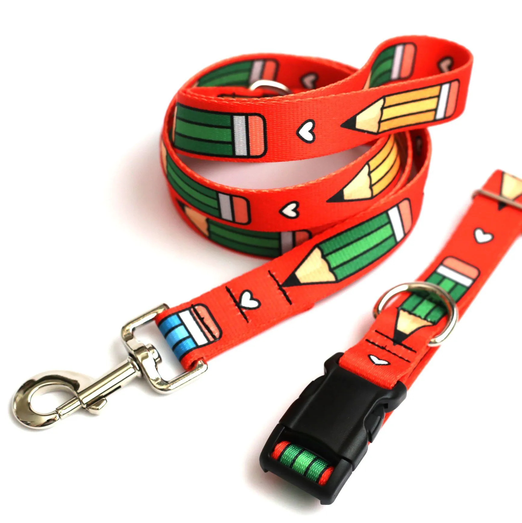 Lookin' Sharp! Pencil Dog Collar