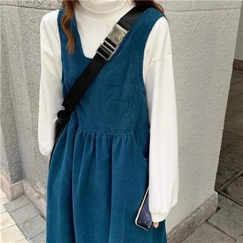 Made It Work Vintage Overall Dress