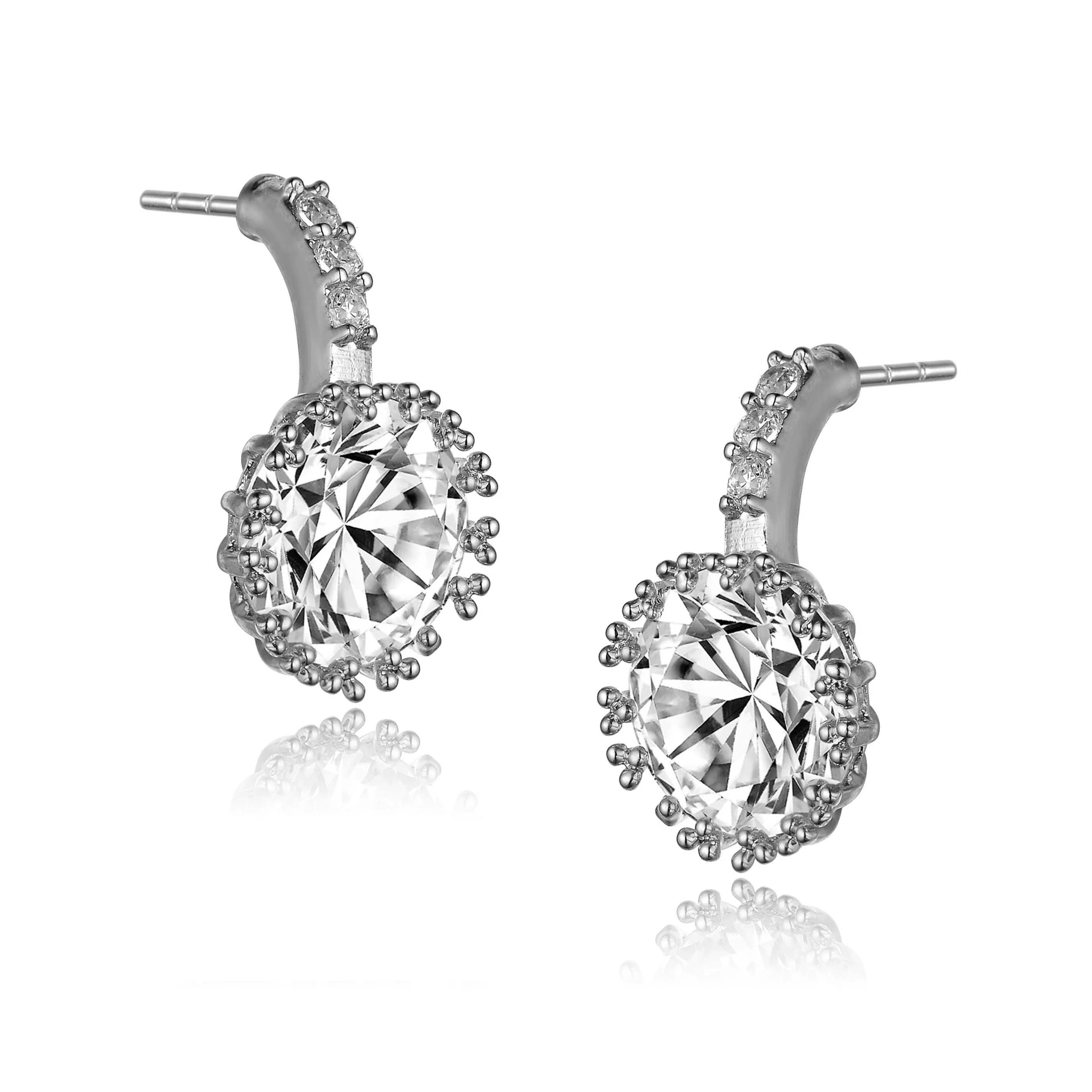 Marie Classic Half Drop Earrings