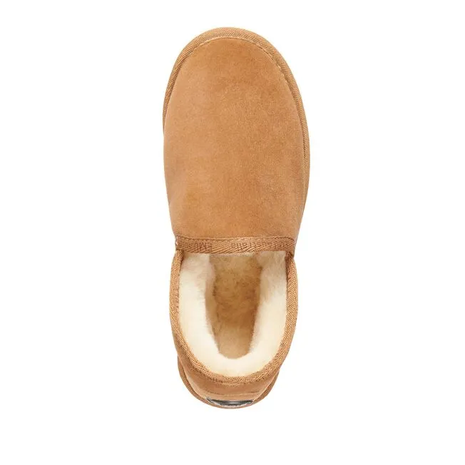 Mens Platinum Ashford Slipper | Chestnut