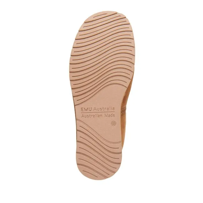 Mens Platinum Ashford Slipper | Chestnut